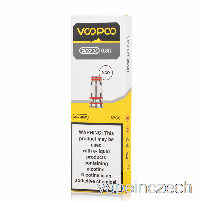 Voopoo Pnp-x Náhradní Cívky 0,3ohm Pnp-x Cívky Vape Bez Nikotinu